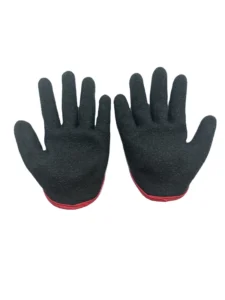 HPPE Shell with 3/4 Crinkle Latex Palm Coated Waterproof Safety Gloves Anti Cut Fishing Gloves