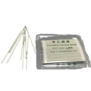 HUBY BB 013 Dust Free Double Pointed Paper Stick Mini Sharp Point Cotton Swab for Industry Replacement for Cleaning Maintenance