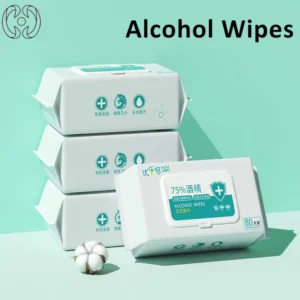 Hand Sanitizer Wipes 75% Ethyl Alcohol Nonwoven Anti-Bacteria Disinfection for Home and Hospital Use