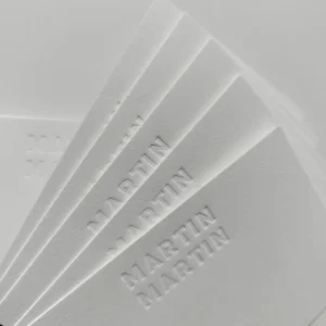 Hard Cover Paper Book Offset Printing Fragrance Testing Strips Featuring Embossed Logo Black White Blotters Bags Shoes