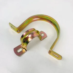 Hardware Stainless Steel U Strap Steel Saddle Clamp 6″ Two Holes Pipe Strap on PVC Pipe