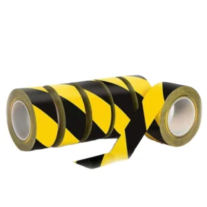 Hazard Warning Tape Roll 3inch High Visibility Adhesive Waterproof Factory Direct for Industrial Safety