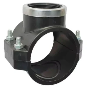 Hdpe Pipe Clamp Saddle Pe Fittings Saddle Clamp Pe100 Hdpe Pipe Fittings Hdpe Parallel Pipe Holding Clamp Pn 16