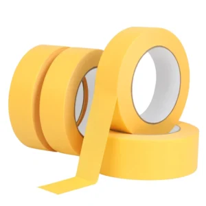 Heat Resistant Crepe Paper 2inch Yellow Masking Tape High Temperatures Resistant Automotive Painter Tape Jumbo Roll