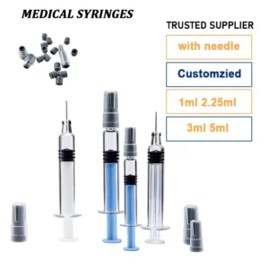 Heat resistant Bulk 1ml Disposable Medical Syringe With Needle Sterile Packed for Veterinary and Human