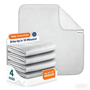 Heavy Absorbency Washable Dog Pee Pad for Potty Training Puppies Reusable Waterproof Pet Mat