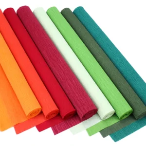 Heavy Biodegradable Crepe Paper for Handmade Party Decorations High Quantity FSC Certified Custom Colors From China Factory