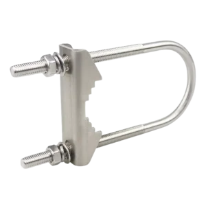 Heavy Duty Dog Tooth U Bolt Stainless Steel Antenna Mounting Clamp Solar PV Bracket Fastener for Weatherproof Outdoor Projects