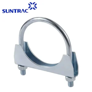 Heavy Duty Metric M8 M10 Galvanized Exhaust Muffler Saddle U Bolt Hose Clamp Metal U Clamp for Sourcing