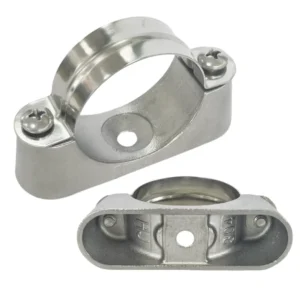 Heavy Duty Pipe Saddle 304 Stainless Steel Wall Mount Clamp for Pipe Support for Industrial Construction
