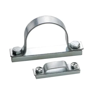 Heavy Duty Saddle Clamp Vibration Resistant & Rust Proof Stainless Steel U Strap with Double Ended Bolts