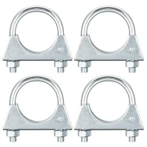 Heavy Duty U Bolt Clamp for Exhaust Outlet Muffler Tip Pipe Connection Inch Measurement
