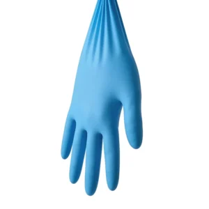 Heavy Duty Waterproof Durable Powder Free Nitrile Gloves 100 Pcs Box Disposable 3 5 Mil Exam Gloves Easy Clean Household