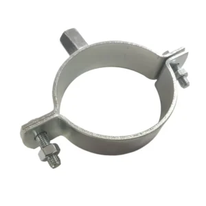 Heavy Duty Zinc Finish Steel Pipe Clamp Single Ring HVAC and Fire Suppression Pipe Support