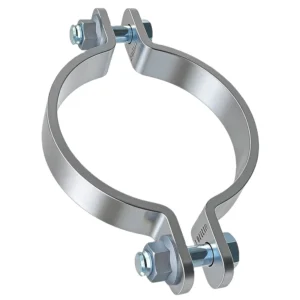 Heavy Pipe Clamp Pipe U Bolt Adjustable Saddle Clamp with Double-ended Tightening for Pipe and Tube Fixing