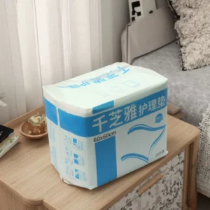 High Absorbency Breathable Disposable 3 Ply Incontinence Pads Airy Mesh Cast Film Backsheet Printed Waterproof Reduce Sweating