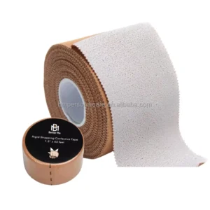 High Adhesive Strength Corrective Tape Rigid Strapping 5cm Width for Strong Joint Support Treats Sports Injuries Strains Sprains