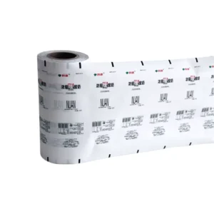 High Barrier Film Roll Milk Packaging Custom Print Heat Seal White Food Grade Yogurt Package Sachet Pouch Bag