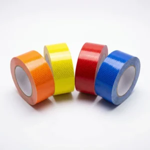 High Bright PVC Dot Reflective Untearable Belt Waterproof Self Adhesive Film Tape Outdoor Safety Warning Strip Helmet Car Bag