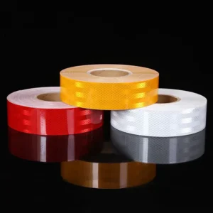 High Brightness DOT C2 Reflective Safety Tape Red and White Conspicuity Warning Sticker for Commercial Vehicles Trailer Truck