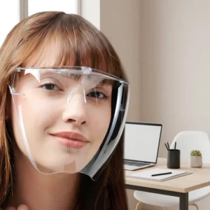 High Definition Transparent Full Face Protective Mask Anti Fog Anti Splash High Permeability PC Glasses