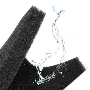 High Density Activated Carbon Fiber Aquarium Filter Media Pad Durable Foam Waterproof Pond Tank Filter with Dental Floss Roll