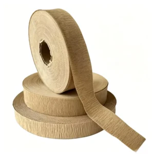 High Density Micro wrinkled Paper High Quality Brown Crepe Paper Wire Wrapping Upgraded Green Thermally Modified Crepe Paper