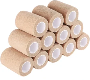 High Elastic 5cm Wide Medical Nonwoven Sports Tape Waterproof Cohesive Bandage for Wound Protection