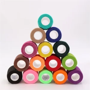 High Elastic Breathable Relieve Pain Medical Bandages Cohesive Adhesive Bandage