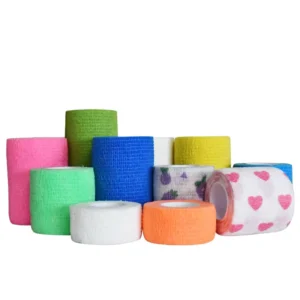 High Elastic Self Adhesive Cohesive Bandage First Aid Sports Wrap Joint Protection Tattoo Grip Vet Pet Dog Care Multi Colors