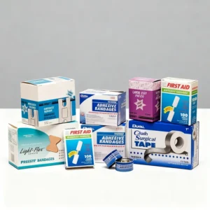 High End Luxury Customize First Aid Band aid Packaging Box Paper Box Cardboard Box