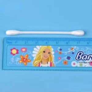 High Medical Grade ISO Certified Disposable Double Round Head Cotton Swabs for Baby Child Safety Packaged