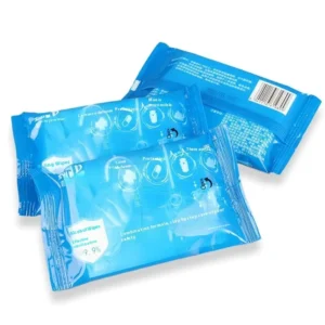 High Performance 75% Alcoholic Hand Sanitizing Wipe Eco Friendly 10PCS Antibacterial Disinfecting Wipe Pack