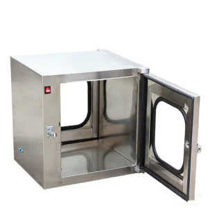 High Performance Stainless Steel 201 Cleanroom Mechanical Interlocking Pass Box Flush Mounted Type for Biotechnology Laboratory