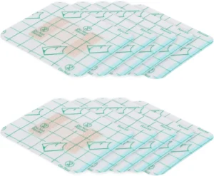 High Performance Waterproof PU Film Wound Dressing Disposable Square Band Aid Self Adhesive Health Care