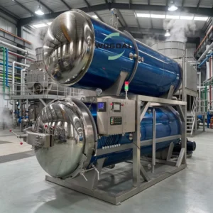High Pressure 121℃ Sterilization Retort Water Immersion Autoclave