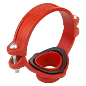 High Pressure Ductile Iron Polished Welding Mechanical Tapping Hexagon Head Saddle Clamp for Steel PE PVC Pipe