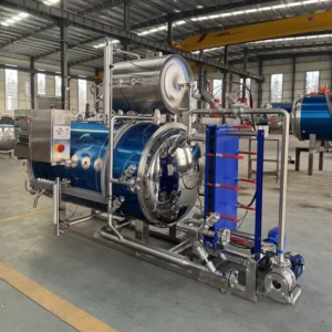 High Pressure Processing Stainless Steel Retort Counterpressure Autoclave Sterilizer CE Certified for Baby