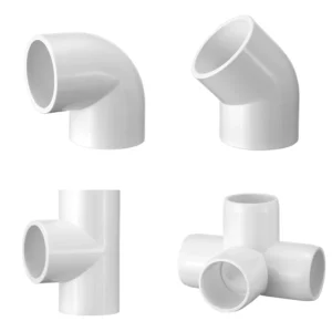 High Pressure UPVC Pipe Fitting 45/90 Degree Elbow Y Tee Forged