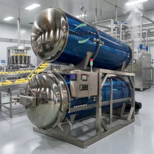 High Pressure Water Immersion Sterilization Machine Full Water Bath Retort Autoclave for Food Industry