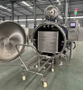 High Productivity Stainless Steel Sterilizer Retort Spout Pouch Autoclave Machine