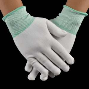 High Quality 13 Needle Polyester Nylon Anti slip Non Disposable Gloves for Women’s Gardening Safety Elasticity Gloves