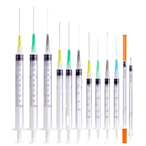 High Quality 5ml 10ml Medical Disposable Luer Lock Syringes WIth Needle