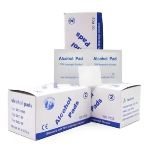 High Quality Alcohol Pads Single Piece Packaging Disposable Alcohol Wipes for Medical and Personal Use