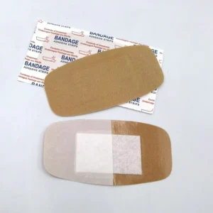 High Quality CE Certified Class I 10x5cm Waterproof Elastic Fabric Self adhesive Skin Color Band Aid First Aid Wound