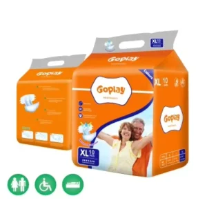 High Quality Custom Adult Diaper SAP Bed Pad 3D Leak Prevention Channel for Elderly Incontinence Printed Cotton