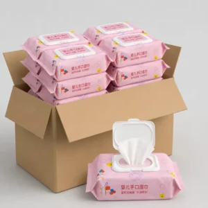High Quality Customized 80pcs Baby Wet Tissue Purified Water Baby Wipes Skincare Alcohol free Aloe Vera Baby Wipes for Newborn