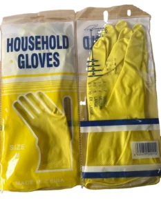 High Quality Cut Resistant Cleaning Long Sleeve Rubber Gloves Kitchen Latex Household Gloves