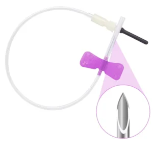 High Quality Disposable Butterfly Blood Collection Needle 21G Safety Needle for Animals Made in Henan