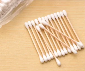 High Quality Disposable Cotton Swabs with 100% Cotton Buds and Wooden Sticks for Home Daily Use and Traveling Makeup